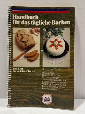 Handbuch für das tägliche Backen – German Baking Recipe Book (Green)